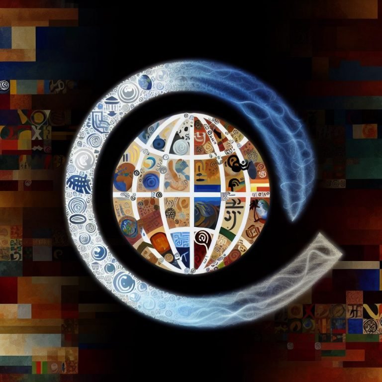 A creative illustration showing a brand message se